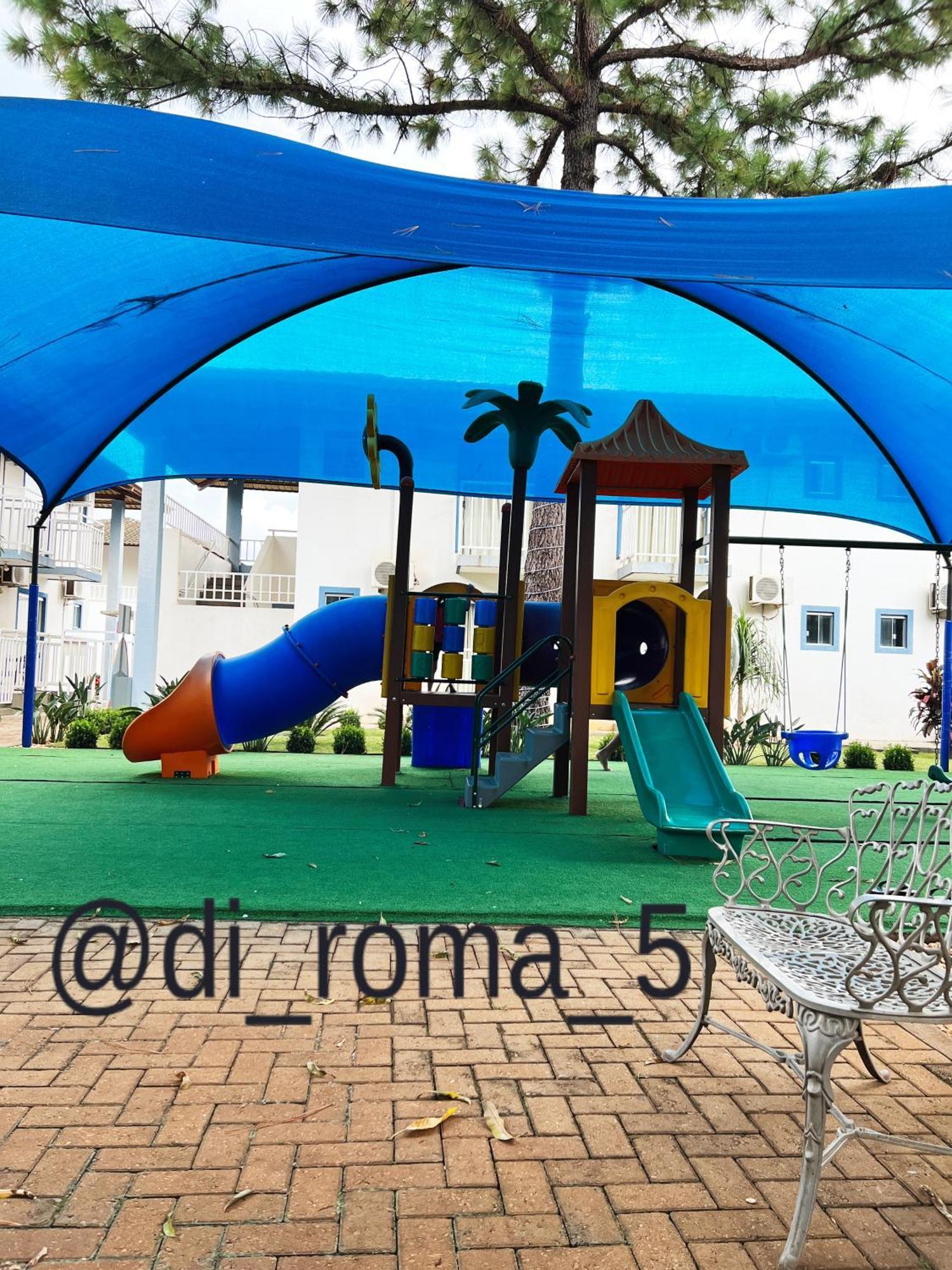 Apto Completo Com Parque Aquatico 24 Horas Lacqua Diroma Caldas Novas Buitenkant foto